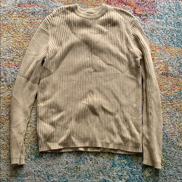 Express Other - Men’s Express brown cream sweater